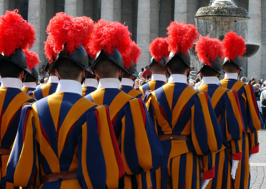 500 yıldır görev başındaki İsviçreli Muhafızlar, Vatikan, Roma
