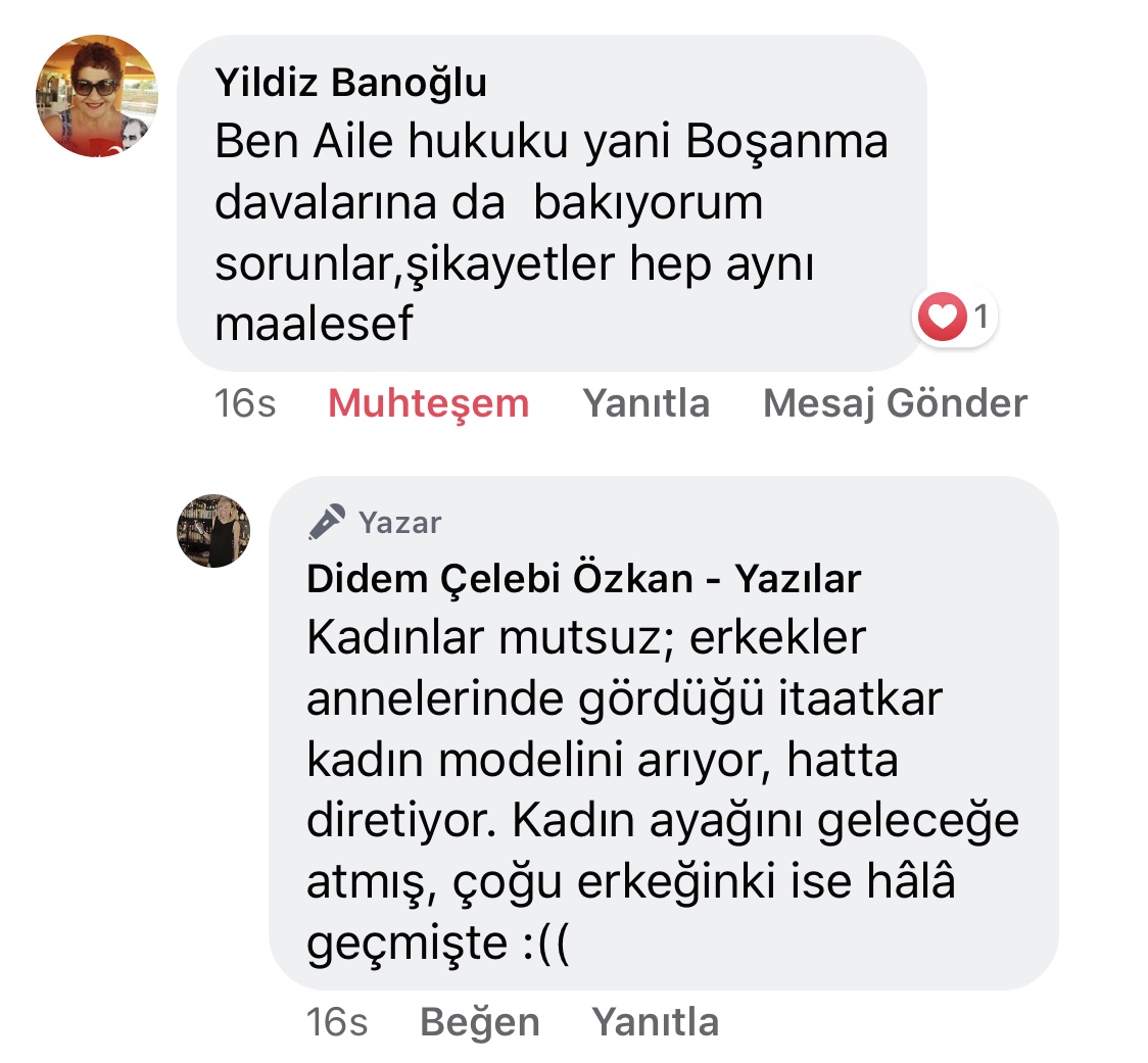 Koca! | Didem Çelebi Özkan Yazılar Facebook Sayfası Yorumları | 06