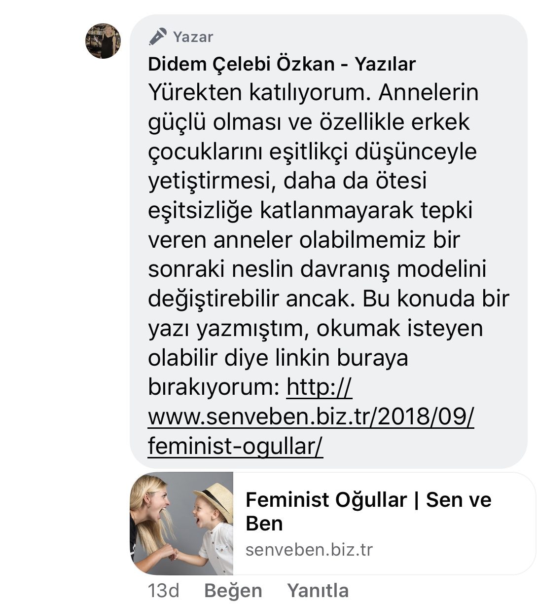 Koca! | Didem Çelebi Özkan Yazılar Facebook Sayfası Yorumları | 04