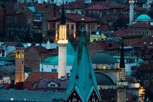 Klise, Cami, Sinagog, Katderal Şehri Saraybosna
