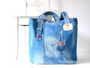 Eski kot pantolon ile DIY