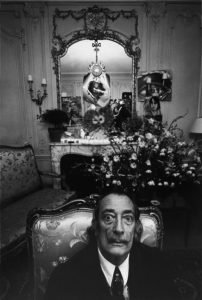 Ara Güler Arşivleri | Ressam Salvador Dali | 1001 No'lu Suit, Hotel Meurice, Paris