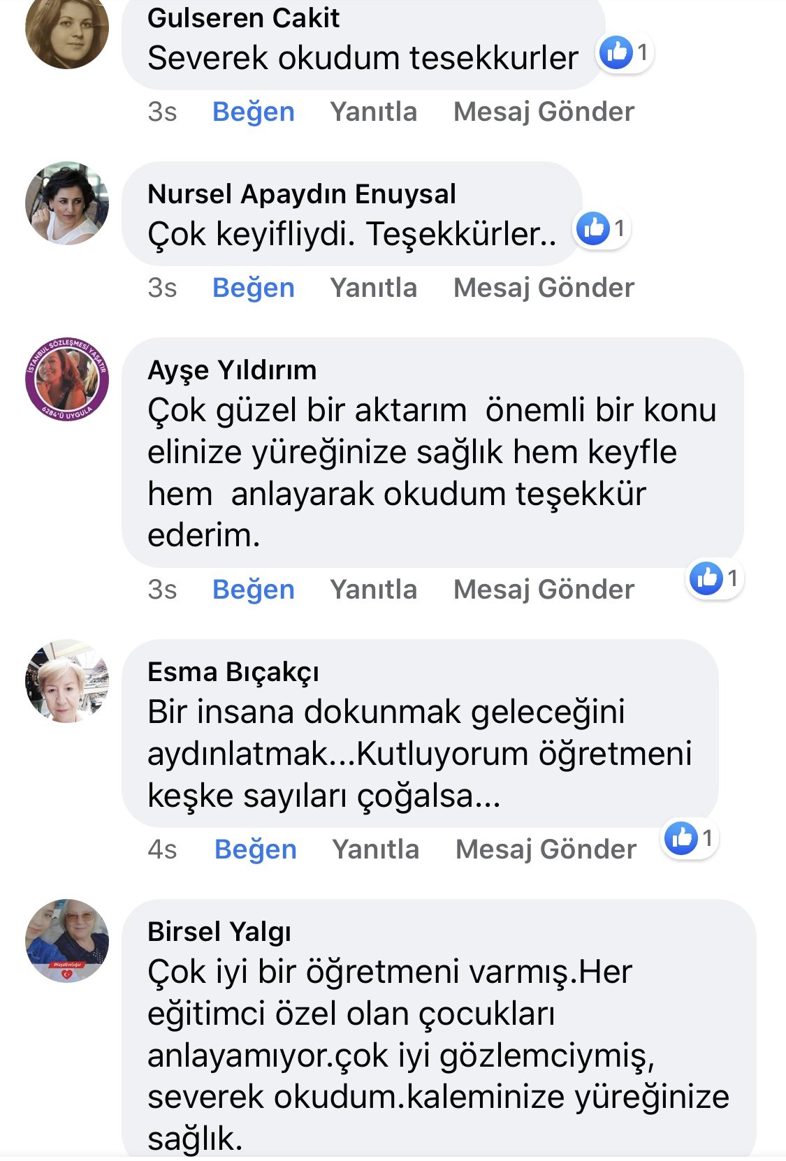 Karnıyarık | Zeynep Mete | SenVeBen Facebook Sayfası Yorumları | 03