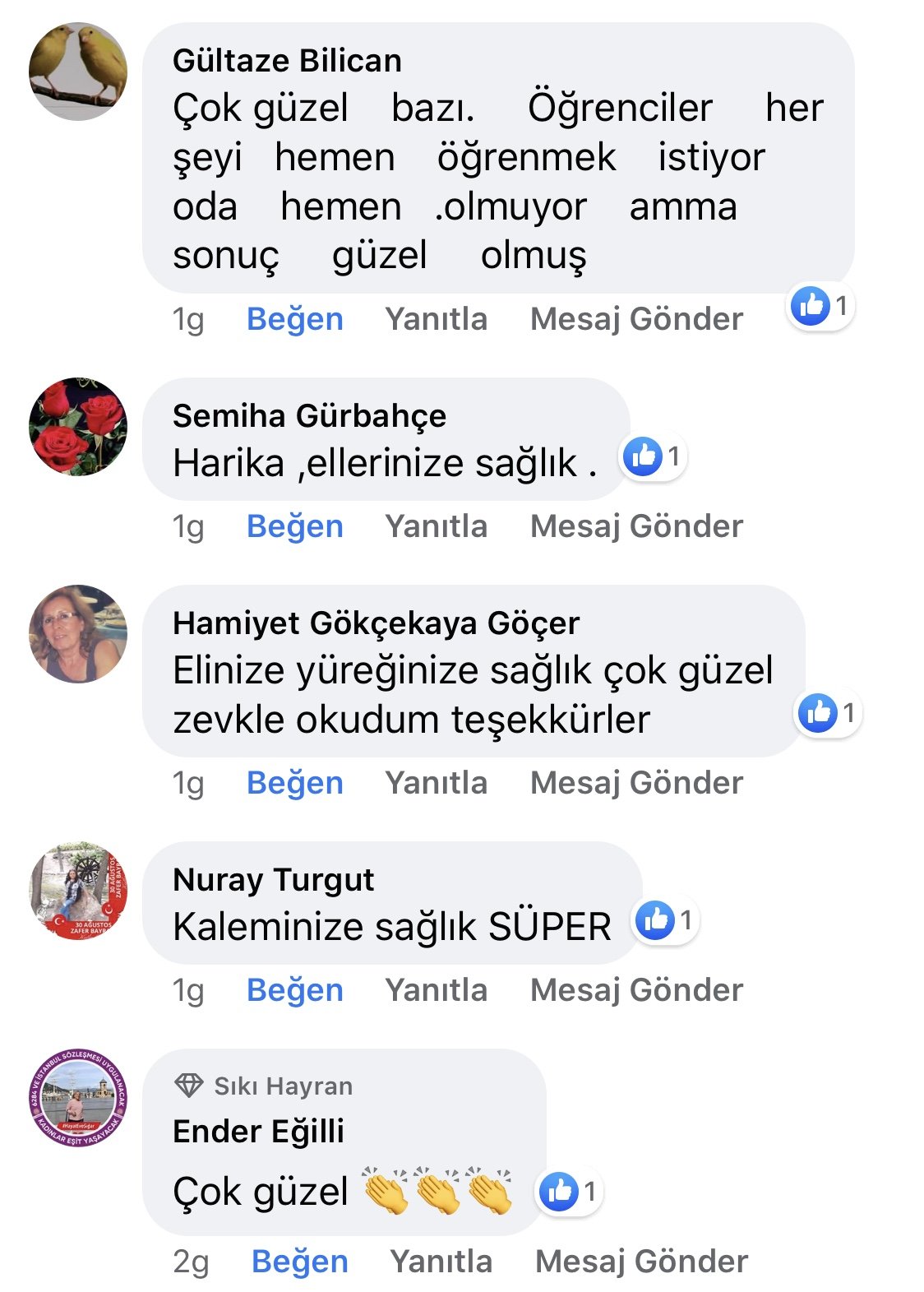 Karnıyarık | Zeynep Mete | SenVeBen Facebook Sayfası Yorumları | 11