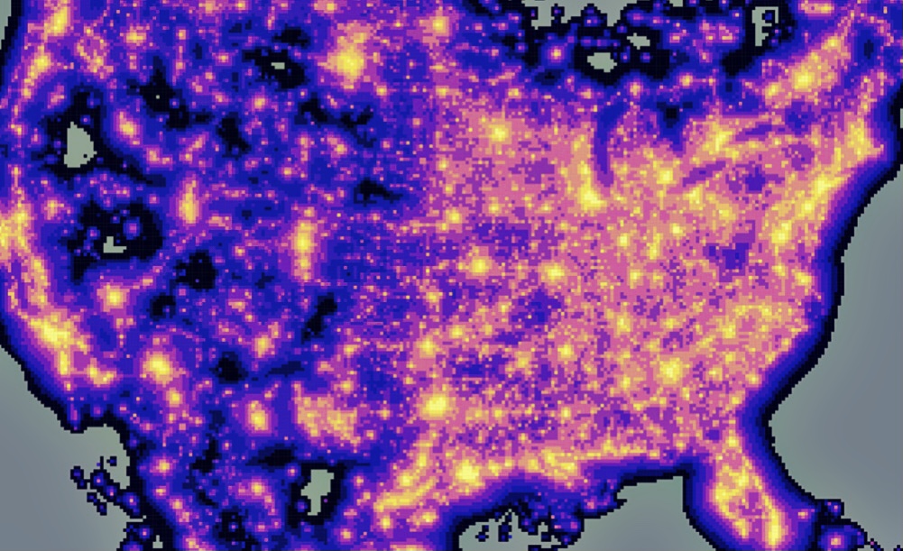 VIIRS Işık Kirliği Haritası