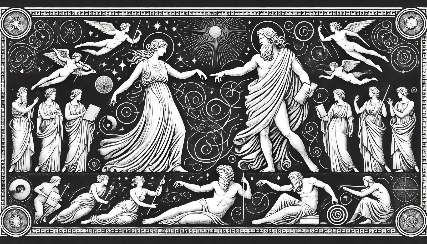 Mnemosyne & Zeus & Musalar